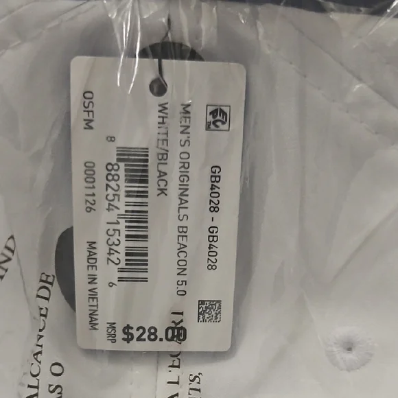 Adidas White Cap - Picture 6 of 6